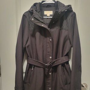 MICHAEL Michael Kors Fleece Lined Trench Coat, Black